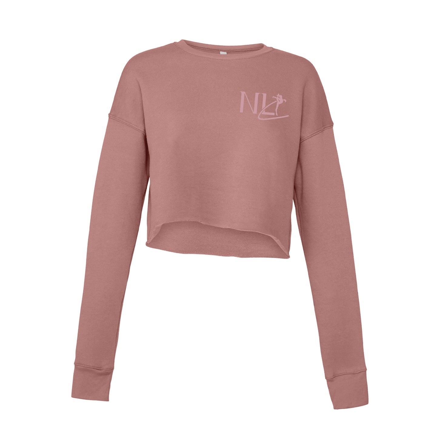 Nastia Crop Top Crewneck - MAUVE